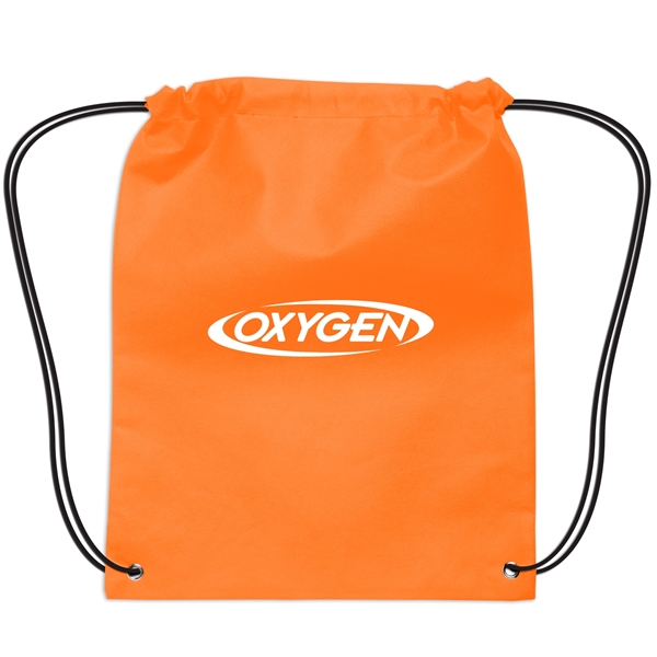 14" x 17" small polypropylene non-woven drawstring backpack in a wide... from ASI 52840 Evans Manufacturing