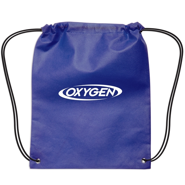 14" x 17" small polypropylene non-woven drawstring backpack in a wide... from ASI 52840 Evans Manufacturing