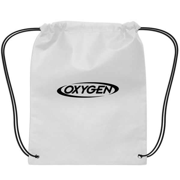 14" x 17" small polypropylene non-woven drawstring backpack in a wide... from ASI 52840 Evans Manufacturing