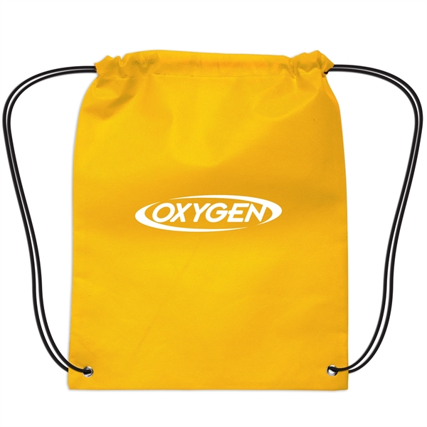 14" x 17" small polypropylene non-woven drawstring backpack in a wide... from ASI 52840 Evans Manufacturing