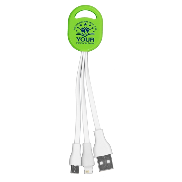 Two-in-one charging cable w/5 pin attachment for use with Apple iPhone... from ASI 62660 Innovation Line