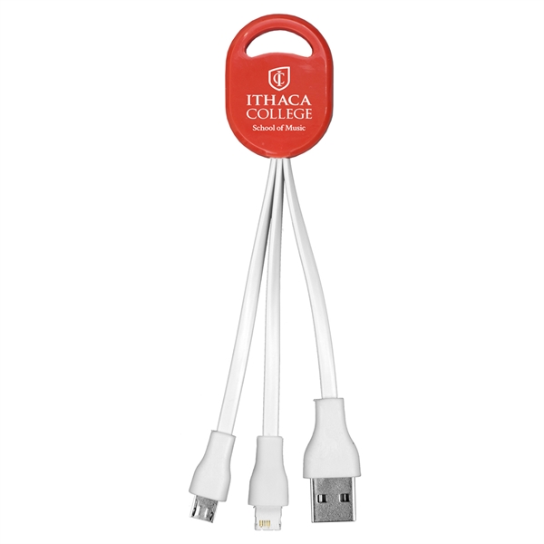 Two-in-one charging cable w/5 pin attachment for use with Apple iPhone... from ASI 62660 Innovation Line