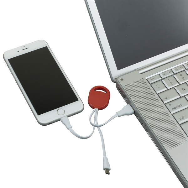 Two-in-one charging cable w/5 pin attachment for use with Apple iPhone... from ASI 62660 Innovation Line