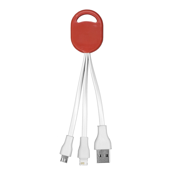 Two-in-one charging cable w/5 pin attachment for use with Apple iPhone... from ASI 62660 Innovation Line