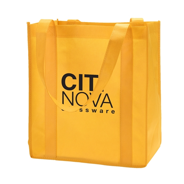 12" x 13" x 8" non-woven tote with gusseted bottom, handles... from ASI 52840 Evans Manufacturing