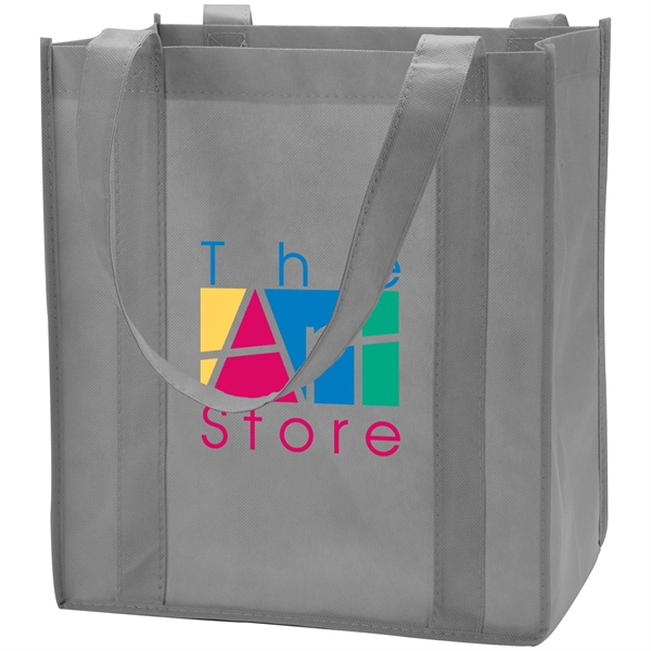 12" x 13" x 8" non-woven tote with gusseted bottom, handles... from ASI 52840 Evans Manufacturing