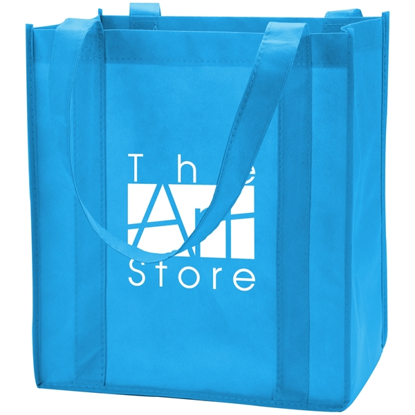 12" x 13" x 8" non-woven tote with gusseted bottom, handles... from ASI 52840 Evans Manufacturing
