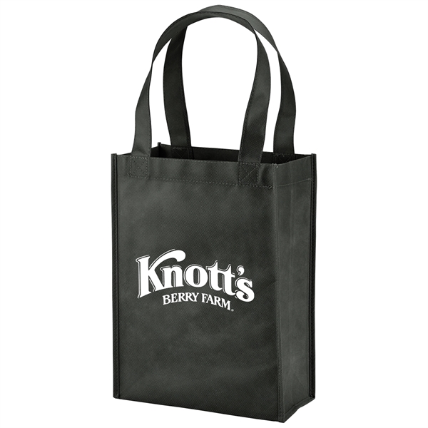 Mini tote bag with reinforced 18" handles and a 4 1/2"... from ASI 52840 Evans Manufacturing