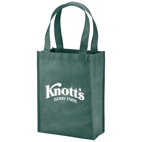 Mini tote bag with reinforced 18" handles and a 4 1/2"... from ASI 52840 Evans Manufacturing