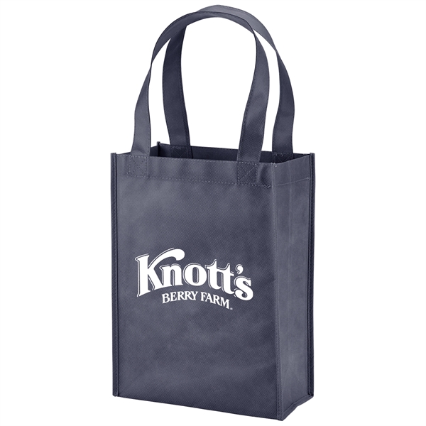 Mini tote bag with reinforced 18" handles and a 4 1/2"... from ASI 52840 Evans Manufacturing