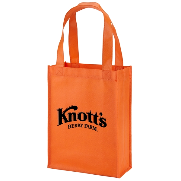 Mini tote bag with reinforced 18" handles and a 4 1/2"... from ASI 52840 Evans Manufacturing