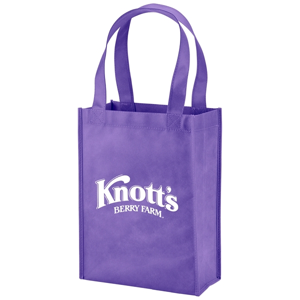 Mini tote bag with reinforced 18" handles and a 4 1/2"... from ASI 52840 Evans Manufacturing