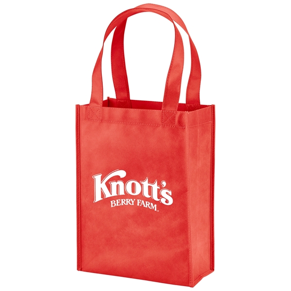 Mini tote bag with reinforced 18" handles and a 4 1/2"... from ASI 52840 Evans Manufacturing