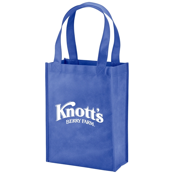Mini tote bag with reinforced 18" handles and a 4 1/2"... from ASI 52840 Evans Manufacturing