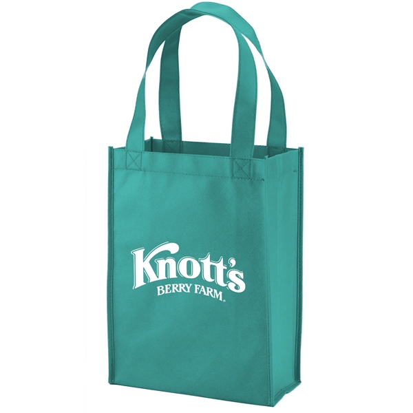Mini tote bag with reinforced 18" handles and a 4 1/2"... from ASI 52840 Evans Manufacturing