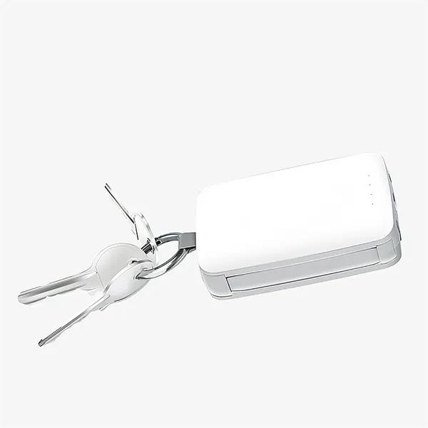 A compact 4000mAh keychain power bank with built-in USB-C and Lightning... from ASI 34800 Alstar Creations