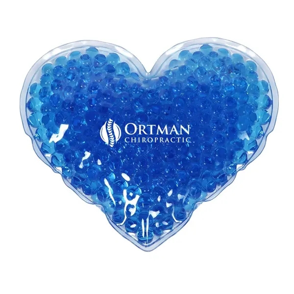 4.5" x 4.5" heart shaped PVC hot/cold pack with color bead... from ASI 63549 Jornik Manufacturing Corp