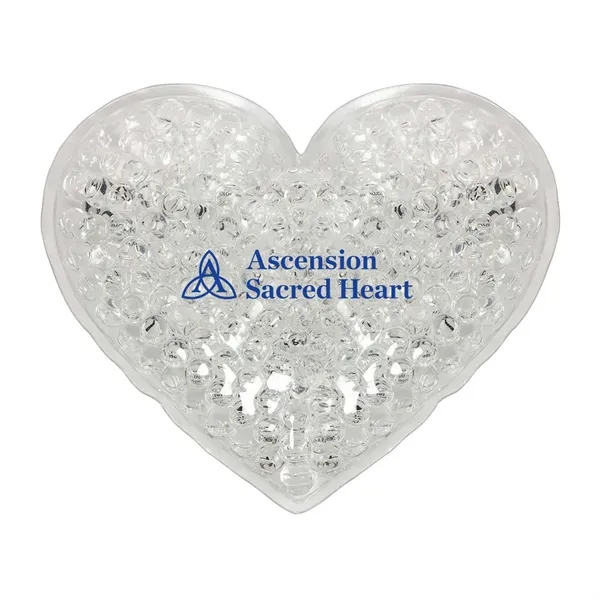 4.5" x 4.5" heart shaped PVC hot/cold pack with color bead... from ASI 63549 Jornik Manufacturing Corp