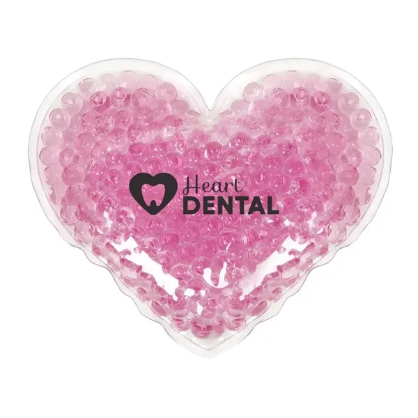 4.5" x 4.5" heart shaped PVC hot/cold pack with color bead... from ASI 63549 Jornik Manufacturing Corp