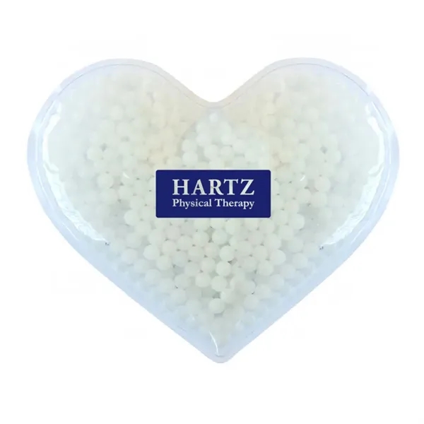 4.5" x 4.5" heart shaped PVC hot/cold pack with color bead... from ASI 63549 Jornik Manufacturing Corp