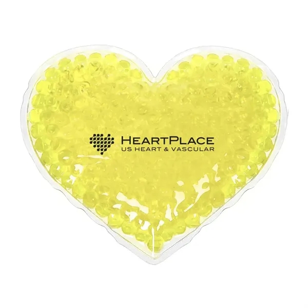 4.5" x 4.5" heart shaped PVC hot/cold pack with color bead... from ASI 63549 Jornik Manufacturing Corp