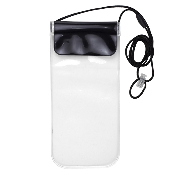 9 7/8" x 3 3/4" water resistant cellphone pouch with 21"... from ASI 62660 Innovation Line