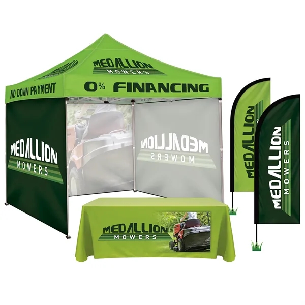 All in One Package that includes a 10' Square Tent w/... from ASI 80228 Quinn