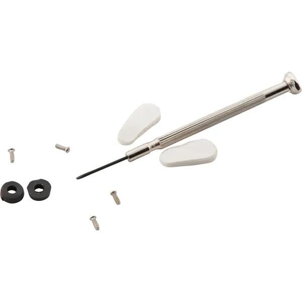 Eyeglass repair kit in a clear plastic tube featuring a screwdriver,... from ASI 54100 Fields Manufacturing Inc / TargetLine®