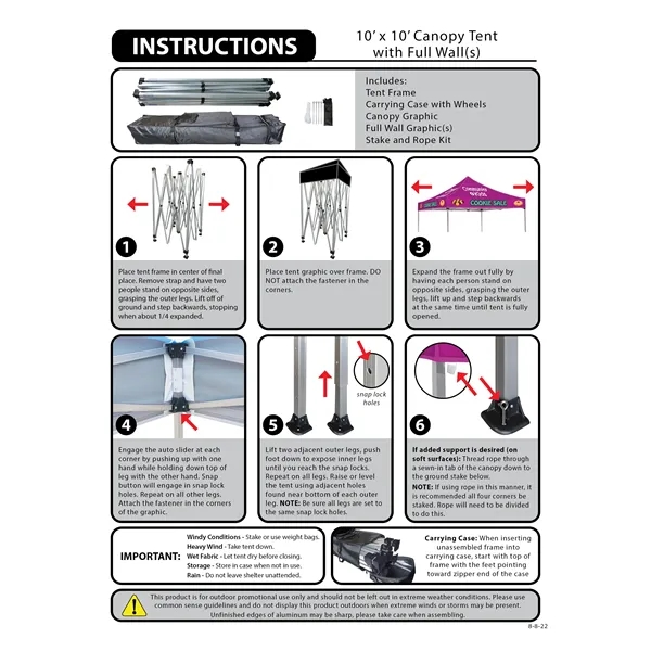 All in One Custom Trade Show Package that includes a 10'... from ASI 80228 Quinn