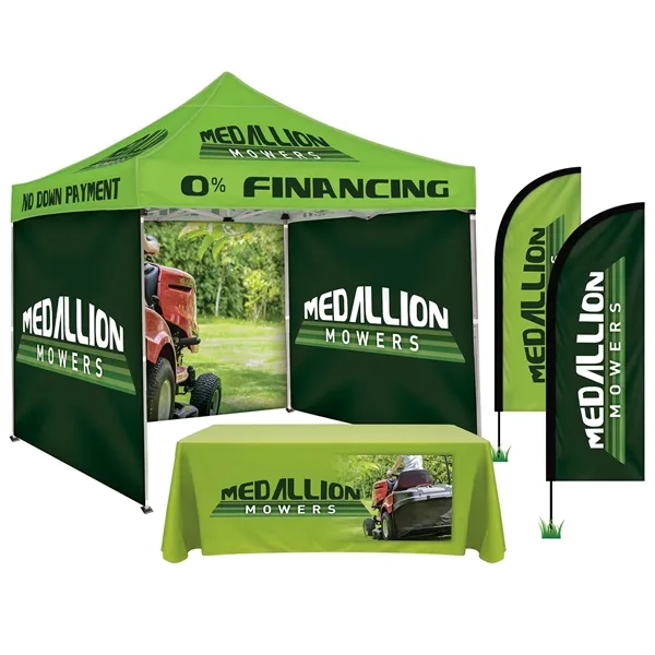 All in One Package includes a 10' Square Tent w/ 3... from ASI 80228 Quinn