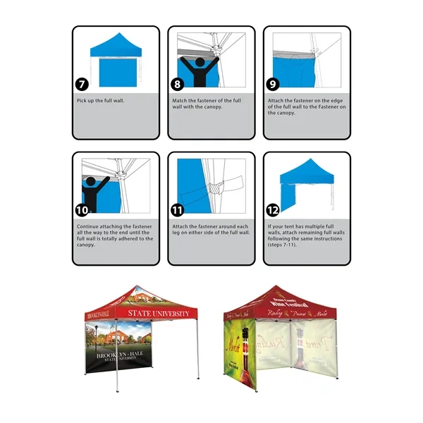 All in One Package includes a 10' Square Tent w/ 3... from ASI 80228 Quinn