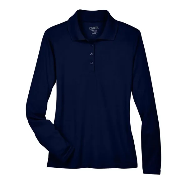 CORE365 Women's Pinnacle Performance Long-Sleeve Pique Polo... from ASI 84358 S&S Activewear