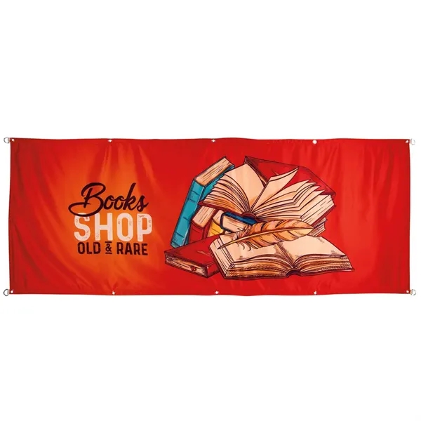 3' x 8' banner made of shiny polyester poplin satin with... from ASI 87188 Showdown Displays