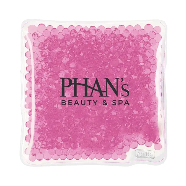 4" x 4" square PVC hot/cold pack with color bead fill.... from ASI 63549 Jornik Manufacturing Corp