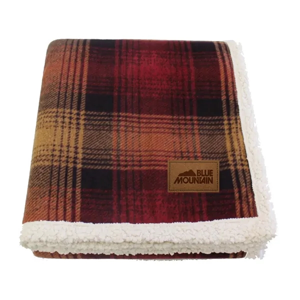 60" x 50" plaid blanket made with super-soft polar fleece reversed... from ASI 68507 The Magnet Group