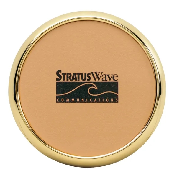 Leather Coaster... from ASI 40480 Koozie Group / Norwood