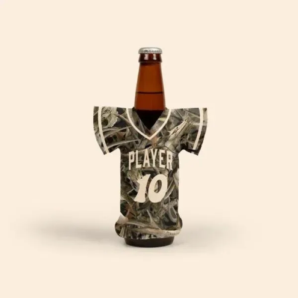 Trademark camouflage bottle insulator sleeve, high-density open-cell scuba foam.... from ASI 74710 Numo / NUMO