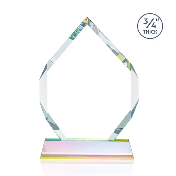Starfire diamond shape award on a tall tapered Optical Base.... from ASI 84592 St Regis Group / St Regis