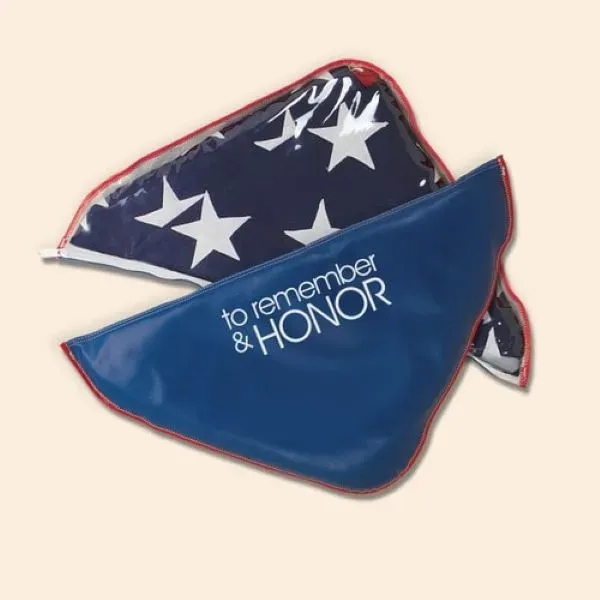 22.5 " x 12.5" vinyl flag display case with zippered closure... from ASI 74710 Numo / NUMO