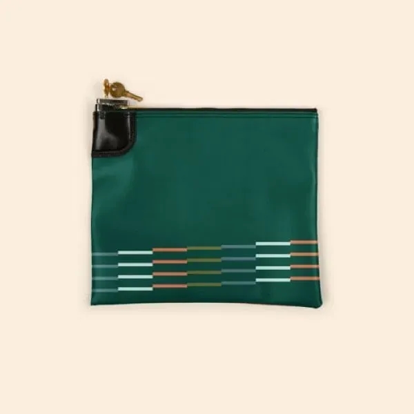 Bank deposit bag, expanded vinyl, standard swing locks, 10.5" x 9".... from ASI 74710 Numo / NUMO