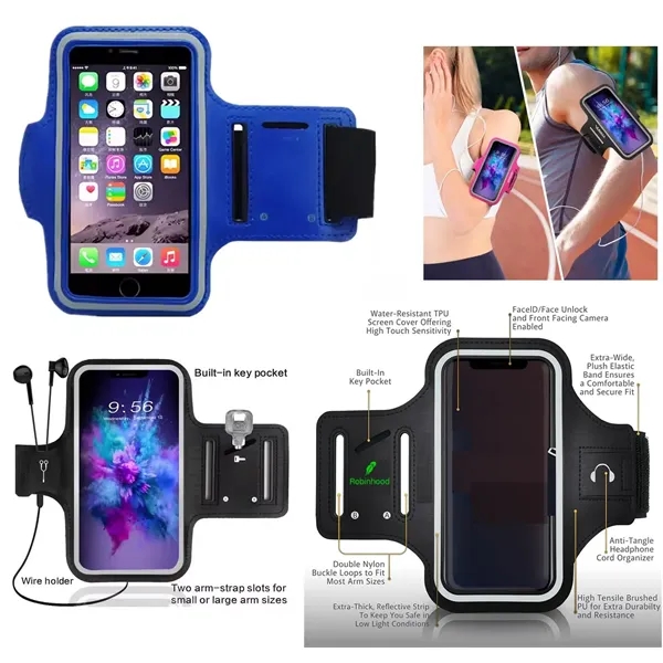 iBank® Sport Armband for iPhone 16, Galaxy Phones & More... from ASI 79909 Promotek