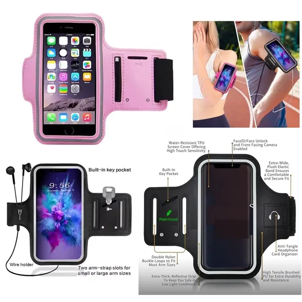 iBank® Sport Armband for iPhone 16, Galaxy Phones & More... from ASI 79909 Promotek