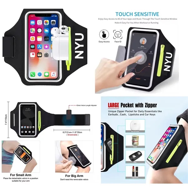 iBank® Sport Armband for iPhone 16, Galaxy Phones & More... from ASI 79909 Promotek