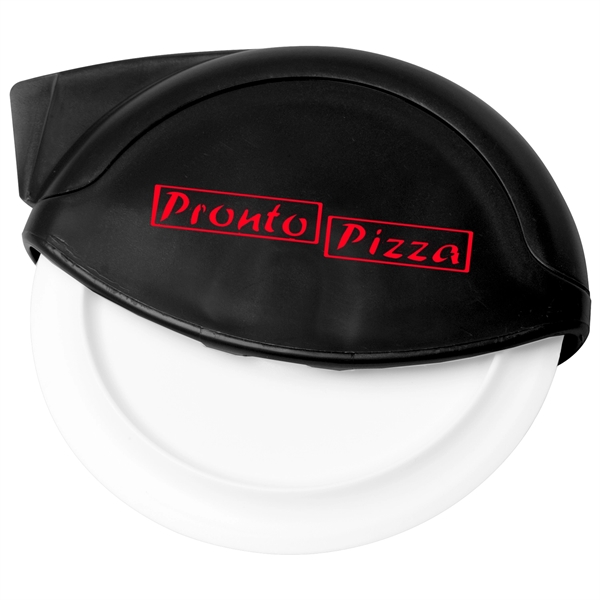 Pizza Cutter easily slices pizzas, quesadillas, brownies and more. Contoured blade... from ASI 52840 Evans Manufacturing