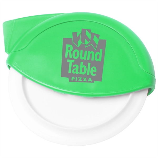 Pizza Cutter easily slices pizzas, quesadillas, brownies and more. Contoured blade... from ASI 52840 Evans Manufacturing