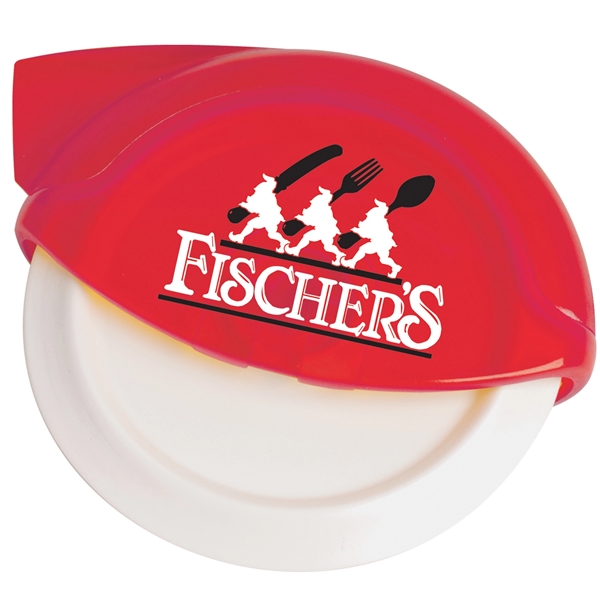 Pizza Cutter easily slices pizzas, quesadillas, brownies and more. Contoured blade... from ASI 52840 Evans Manufacturing