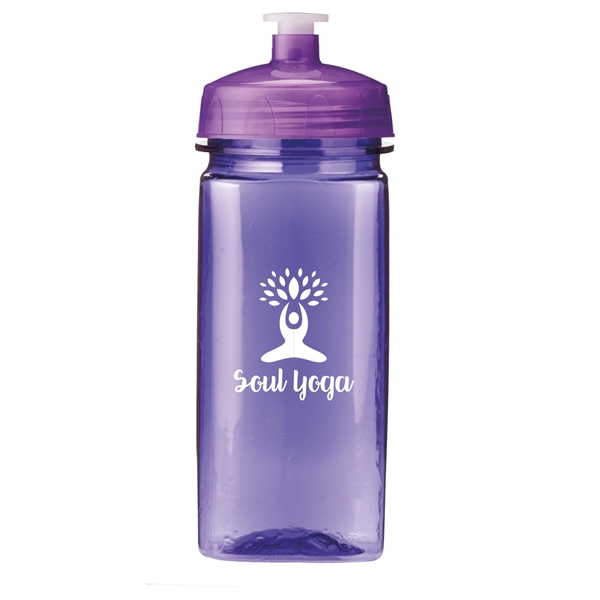 16 oz. Sports Water Bottle with push/pull lid and wide mouth.... from ASI 52840 Evans Manufacturing