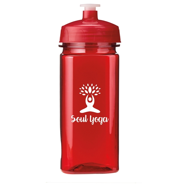 16 oz. Sports Water Bottle with push/pull lid and wide mouth.... from ASI 52840 Evans Manufacturing
