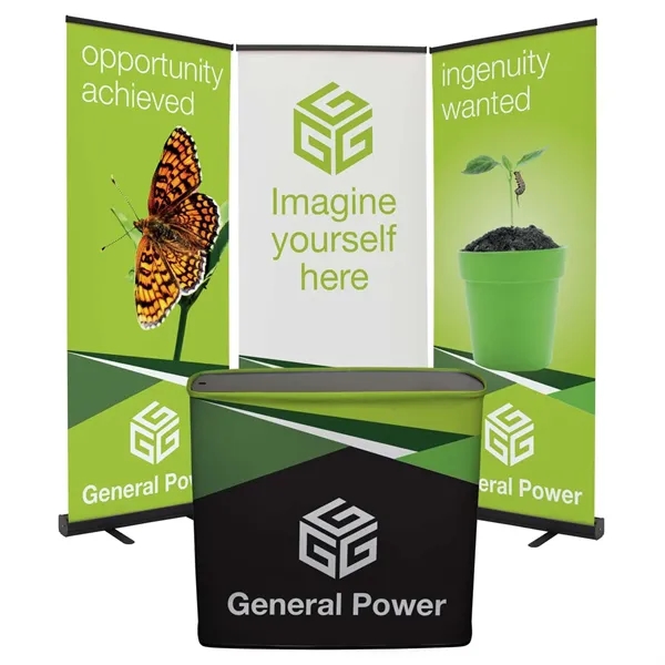 Trunk-to-Anywhere Total Show Package with three Economy retractors... from ASI 87188 Showdown Displays