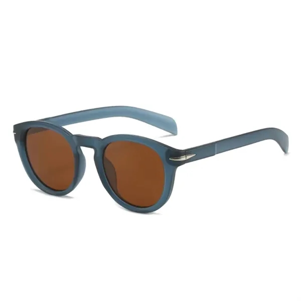 Unisex oval polycarbonate sunglasses plus laser engraving on 1 location plus... from ASI 37218 Athena Promo (tm)